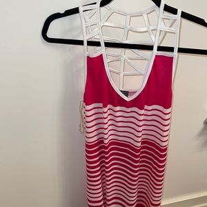 Dots Dress Size L Color Pink White